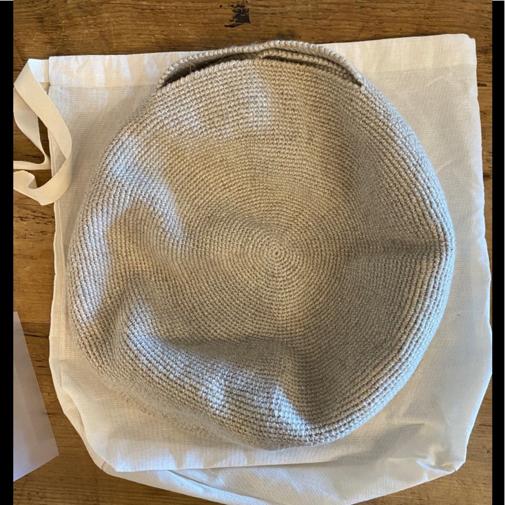 Lauren Manoogian poof bag. Never used.
